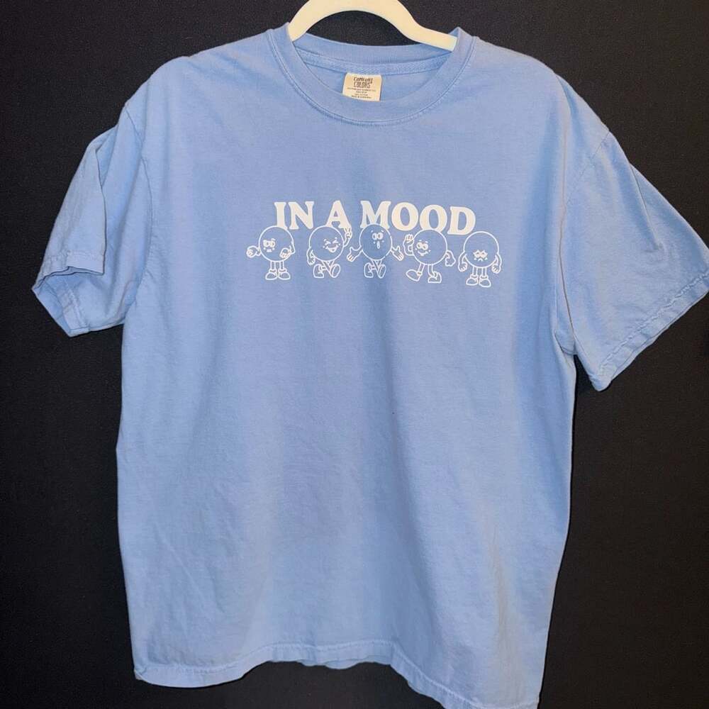 Comfort Colors In A Mood T-Shirt Blue #0728